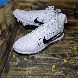 Nike‎ Alpha Menace Strong Football Cleats White II5139-100 Men's Sz 11 New
